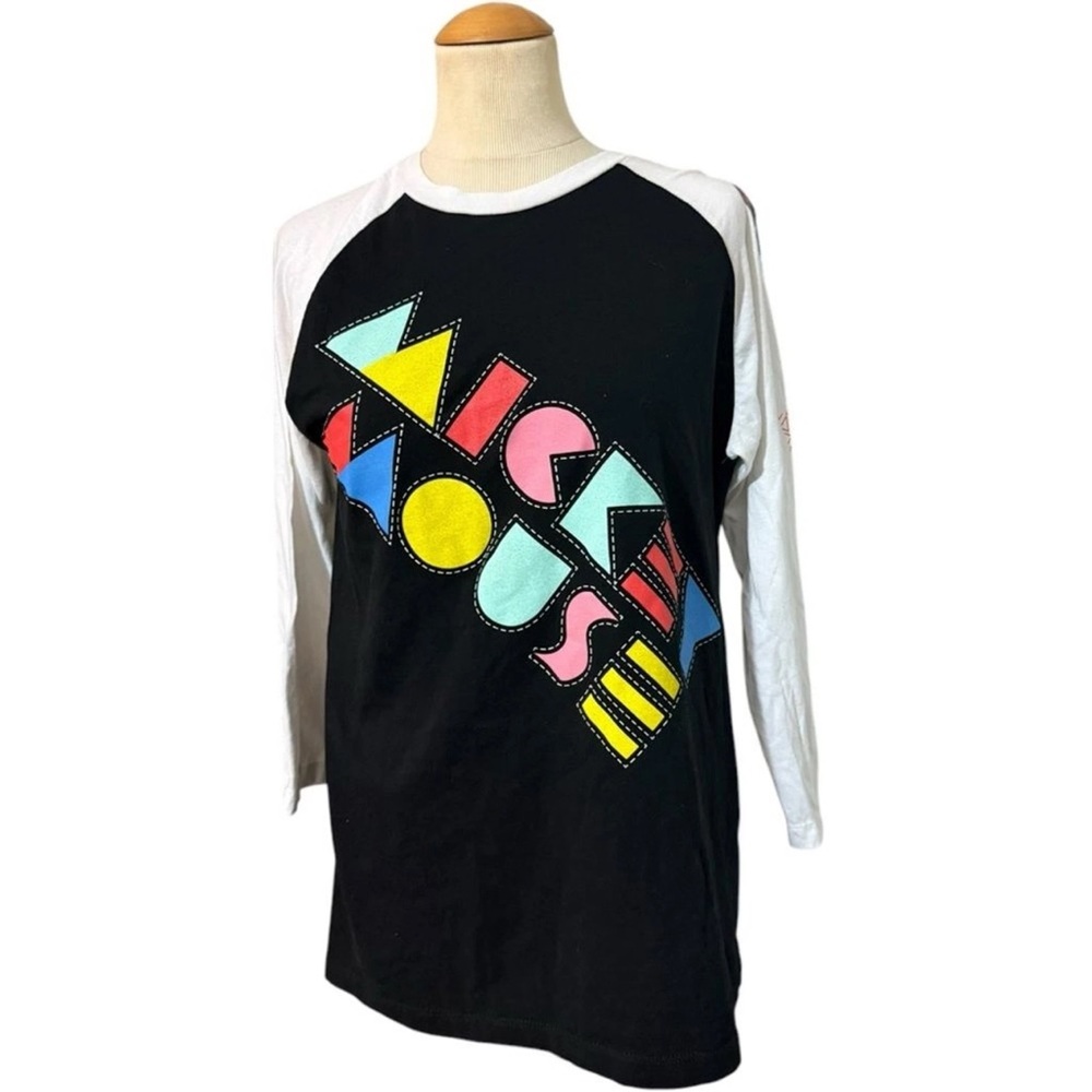 Disney Parks Raglan Sleeve Shirt Retro Medium